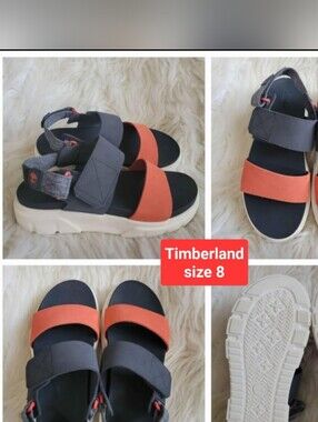 Timberland women Orange and Gray Sport Sandals